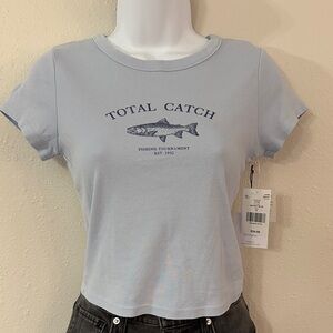 Total Catch Light Blue Women's Short Sleeve Tee